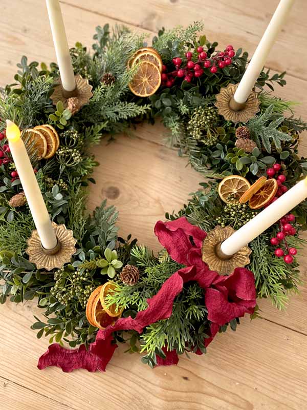 
                  
                    advent candle wreath
                  
                