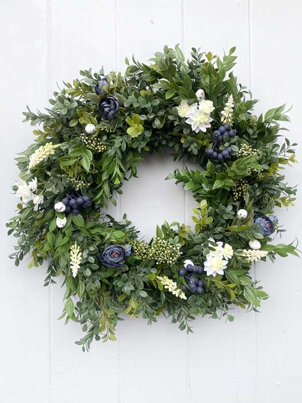 BLUE SPRING WREATH KIT