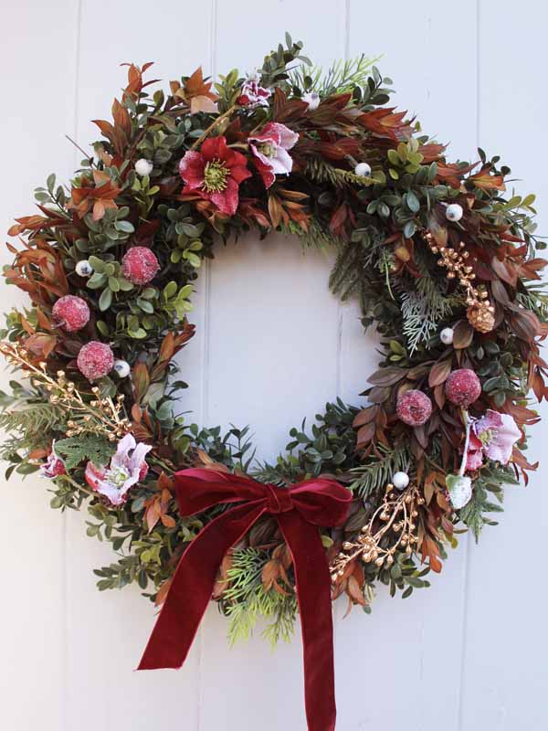 
                  
                    snow berry christmas wreath
                  
                