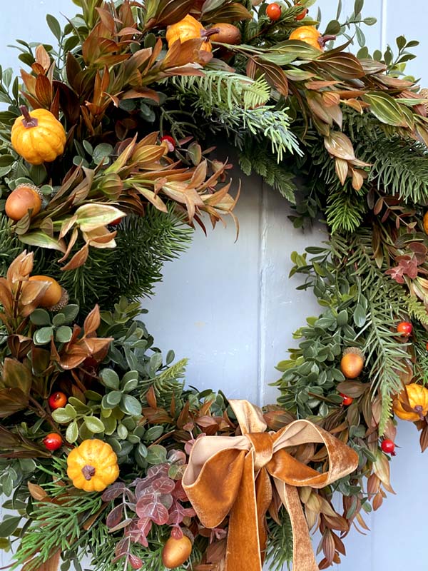 
                  
                    pumpkin wreath
                  
                