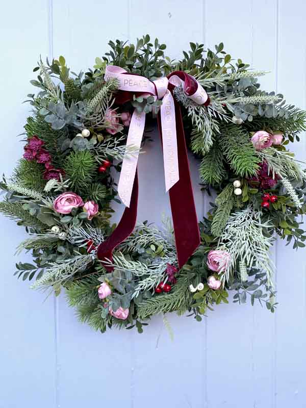 
                  
                    pink wreath
                  
                