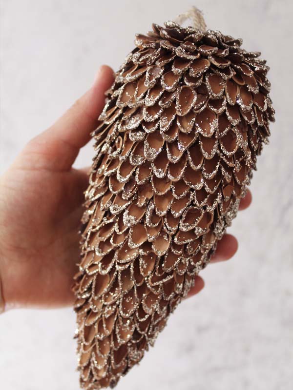 GLITTER PINE CONE