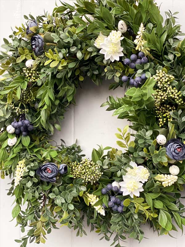 
                  
                    NAVY SPRING WREATH
                  
                