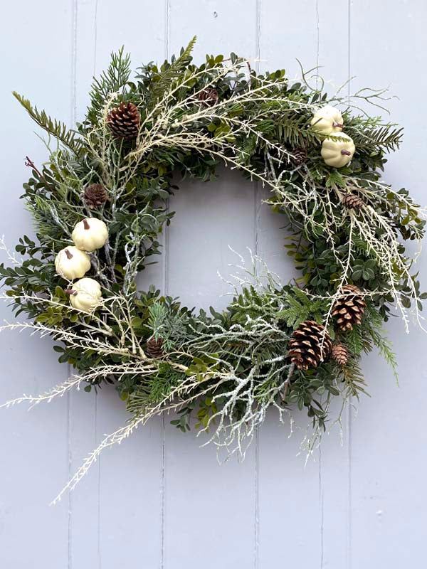 
                  
                    PUMPKIN WINTER WREATH
                  
                