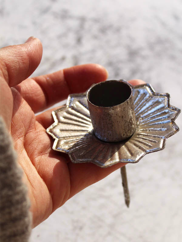 SILVER CANDLE HOLDER