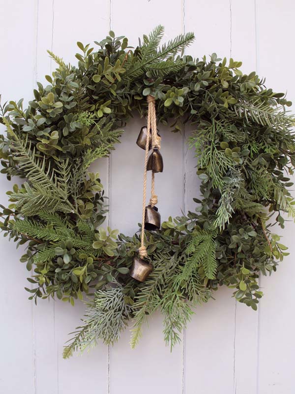 
                  
                    christmas wreath with bells
                  
                