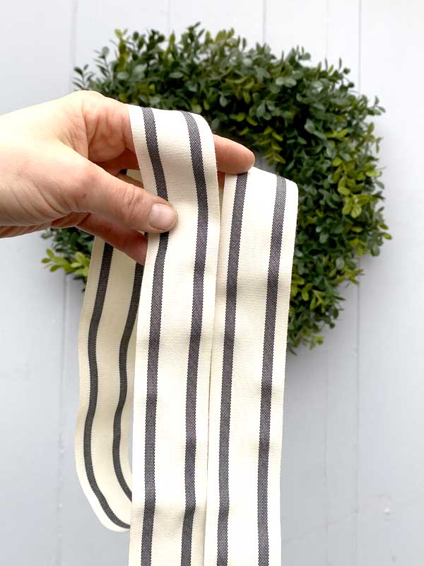 striped fabric ribbon