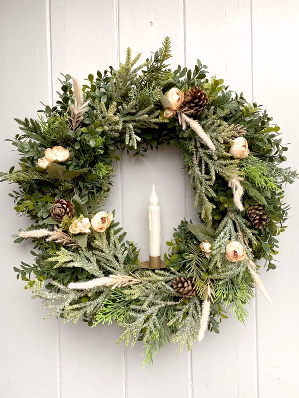 
                  
                    candle on wreath
                  
                