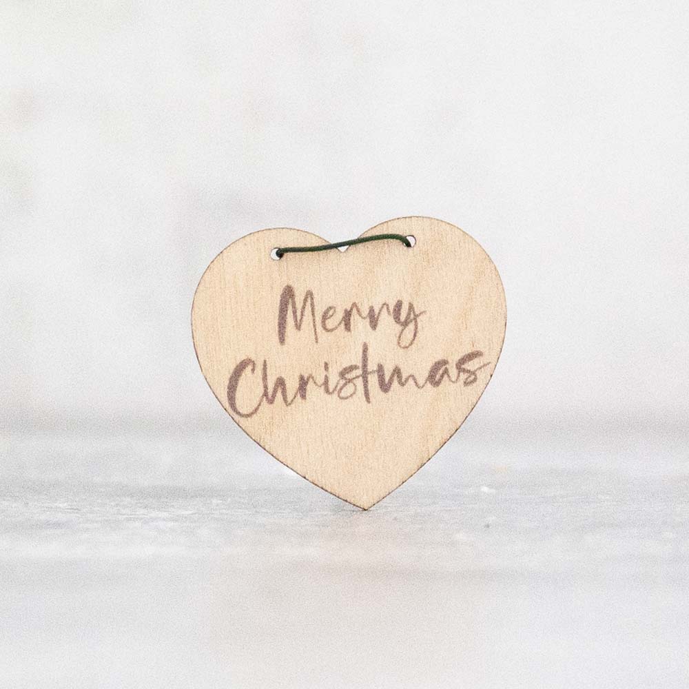 
                  
                    Merry Christmas wooden heart
                  
                