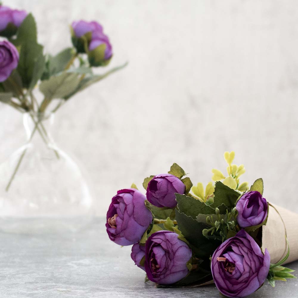 Purple Rananculus for Wreath