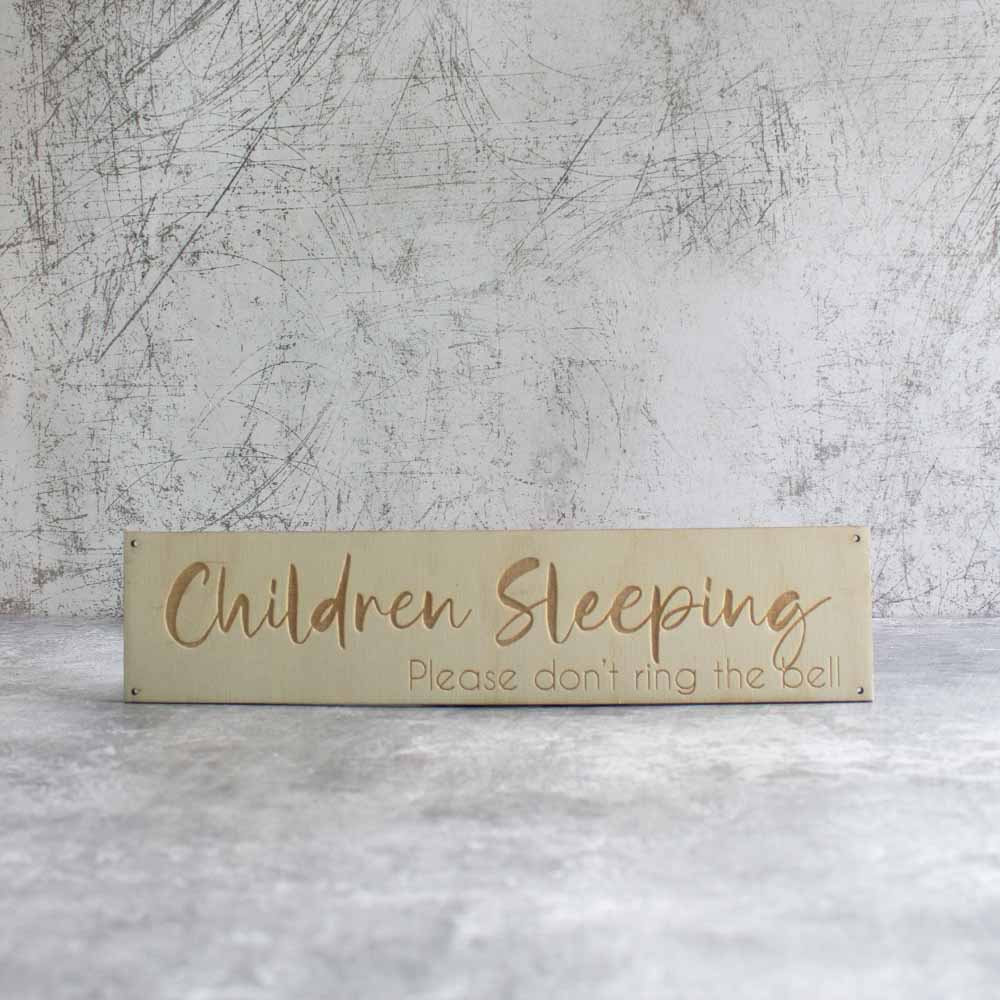 
                  
                    Children Sleeping Sign
                  
                