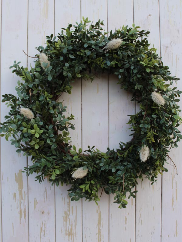 dried look wreath